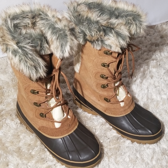 Khombu Women's winter duck boots. - Picture 2 of 7
